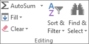 Find and Select tools in the Editing group on the Word Home tab