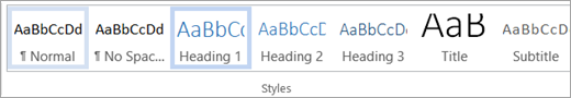 Microsoft Word Home tab showing Font, Paragraph, Styles, and Editing groups
